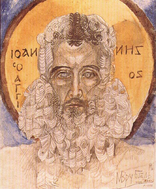 The head of john the Baptist, Mikhail Vrubel